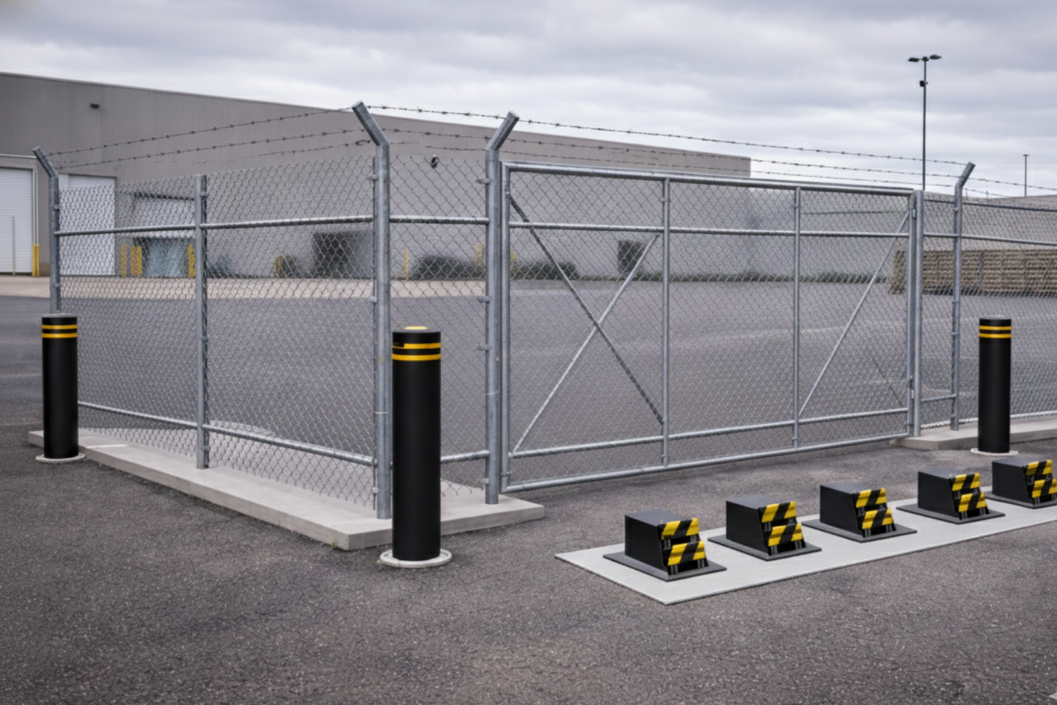 Commercial high security vehicle entry gate installation company for the Canton Georgia area.