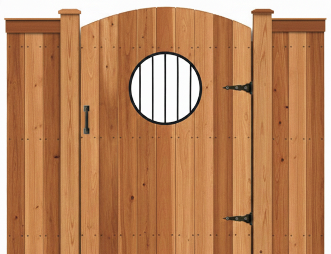 Residential residential wood gate contractor in Canton Georgia
