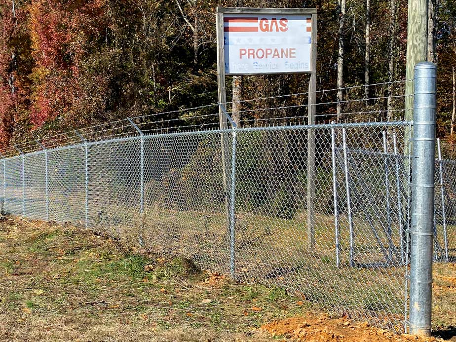 Commercial chain Link fence in Dallas Georgia