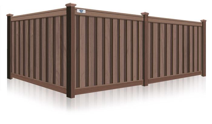 Specialty Trex Fence in the Dallas Georgia area.