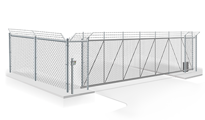 Commercial Cantilever gate installation company in  Coweta County Georgia