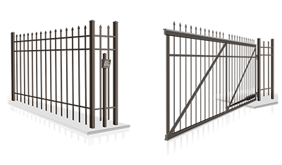 Commercial swing gate installation company in  Woodstock Georgia