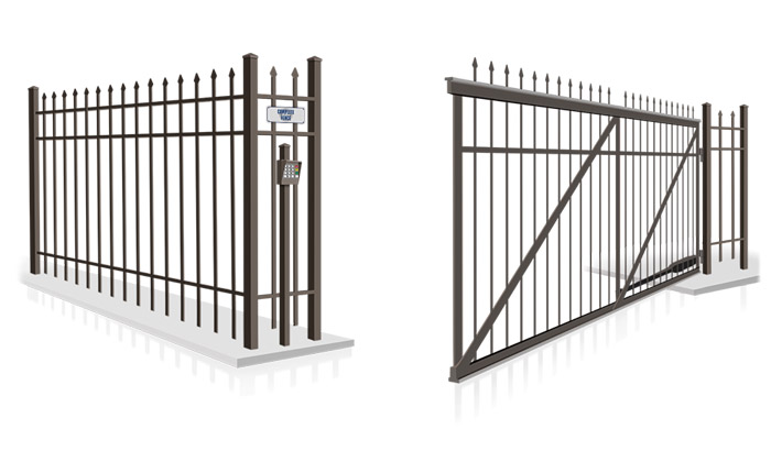 Commercial swing gate company in the Dallas Georgia area.