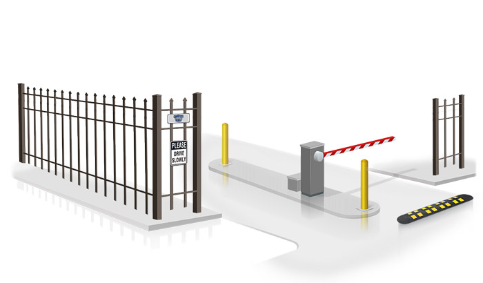 Commercial traffic arm barrier gate installation company for the Dallas Georgia area.
