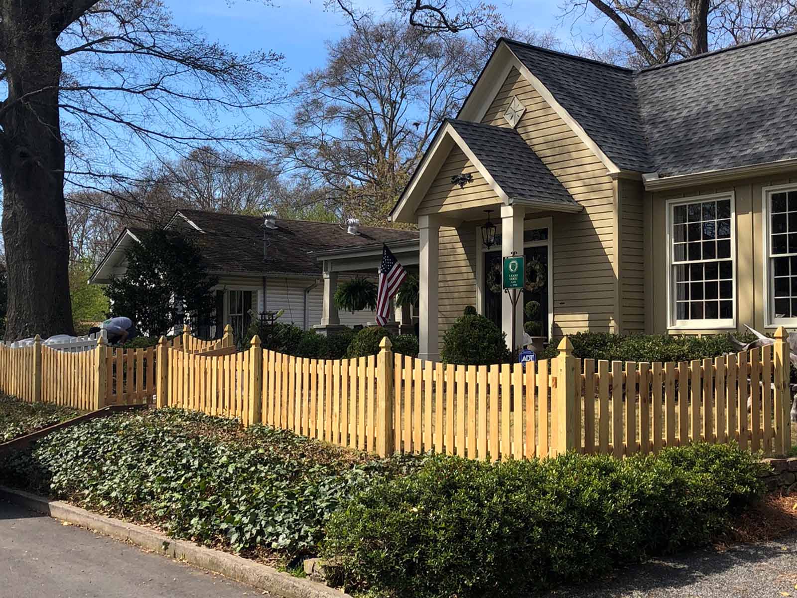 Residential wood fence company in Canton Georgia